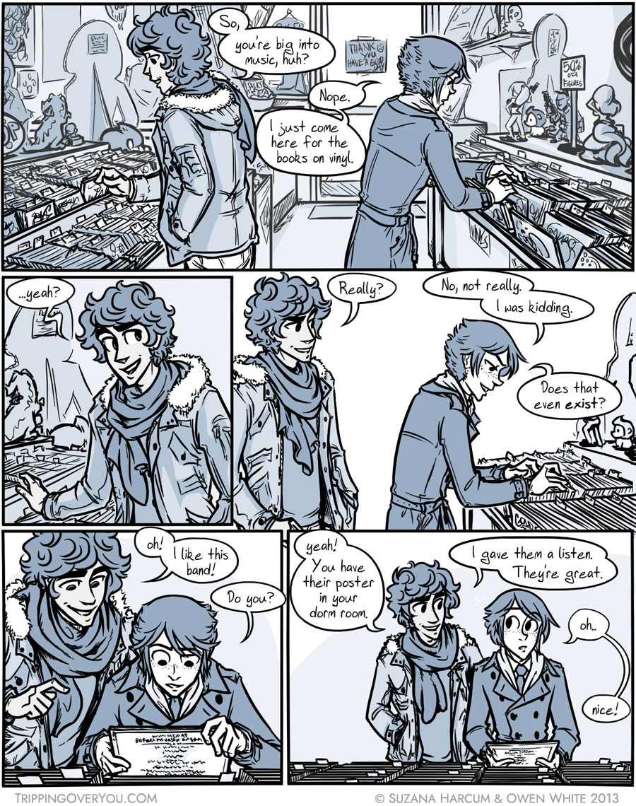 [0.05] books on vinyl