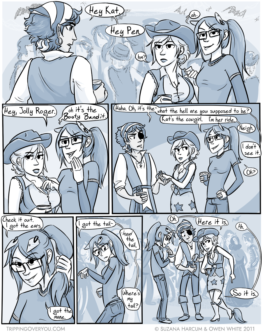 Oh good, you brought the ''soda.''