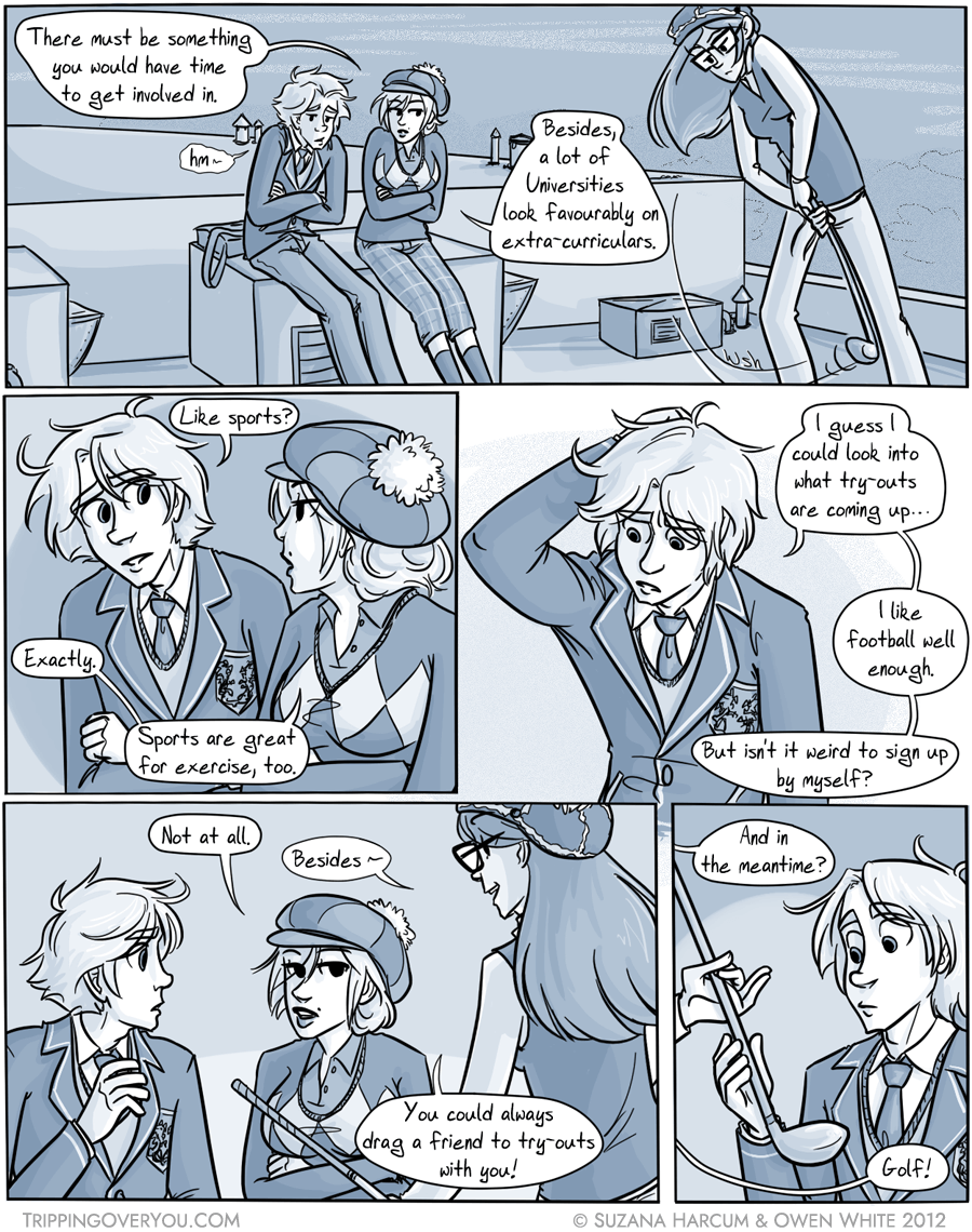 Good job with that right-handed golf club, Leftie.