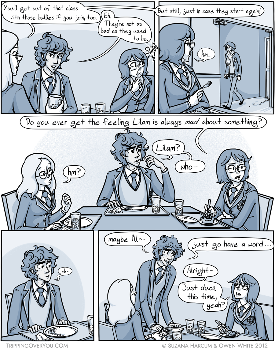 Liam's still not sure why Vi started calling him that, or why any of his classmates insist on giving him nicknames, but he's happy to add it to the list of names that are not his name