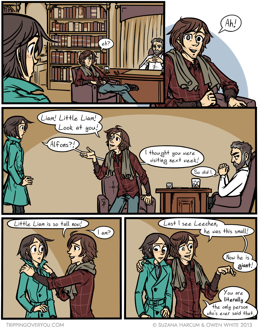 Funny, I used to think you were so tall...