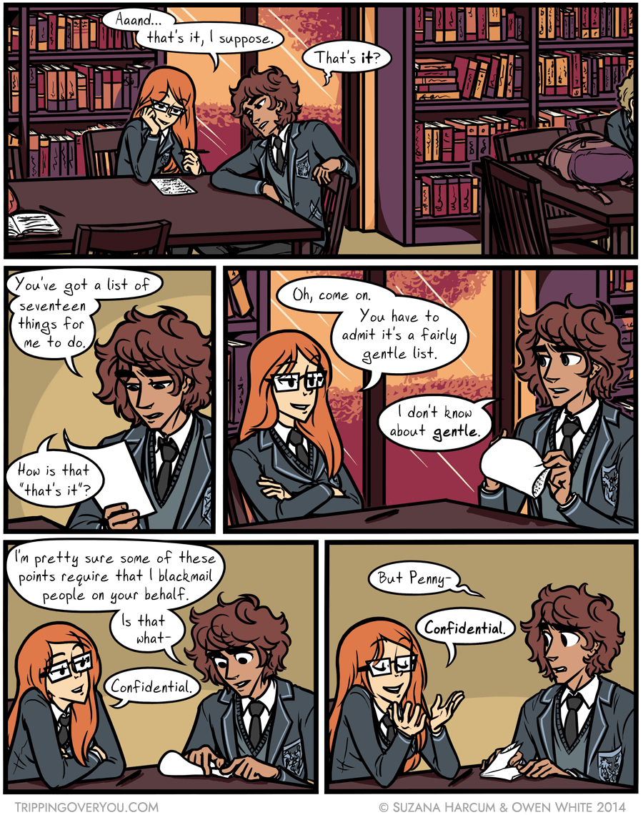 Number seven's addendum is: ''If he refuses, tell him the word 'thumb tacks'.'' I can't tell if that's blackmail or a threat or what, and I'm almost positive I don't want to know.