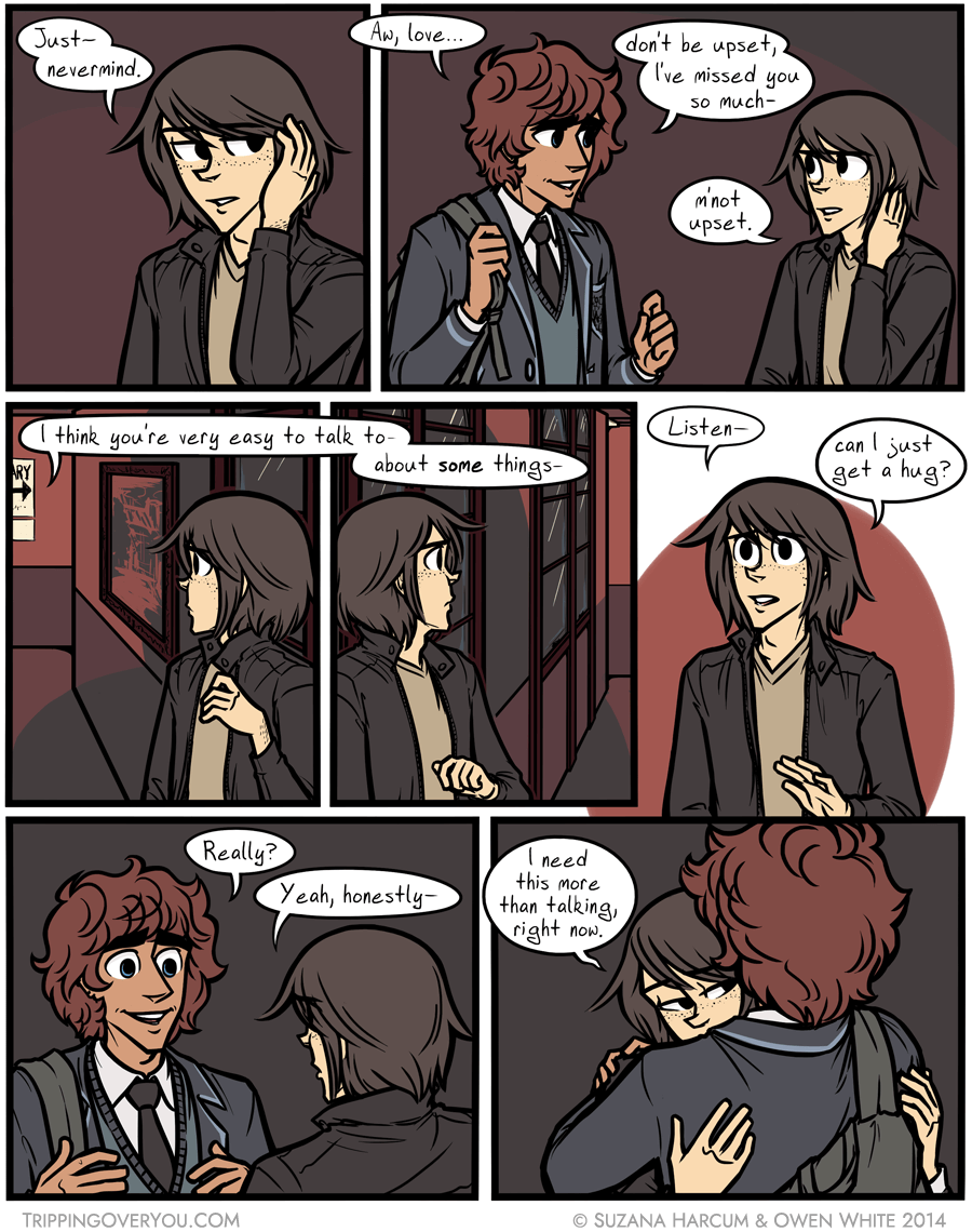 Oh thank goodness, hugs I can do.