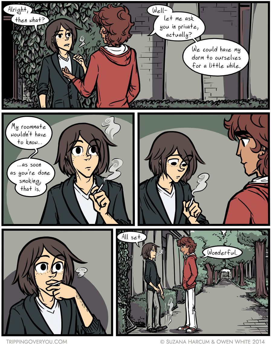 I like this proposition. I like this proposition better than smoking.