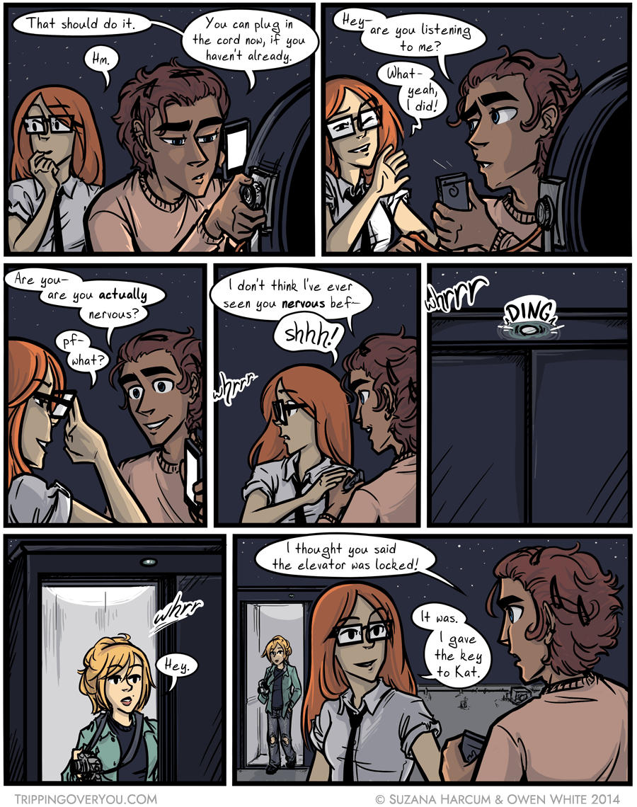 Don't give me that look. That's a really expensive camera I asked Kat to bring with her. I /paid/ for that camera. Did you pay for that light?