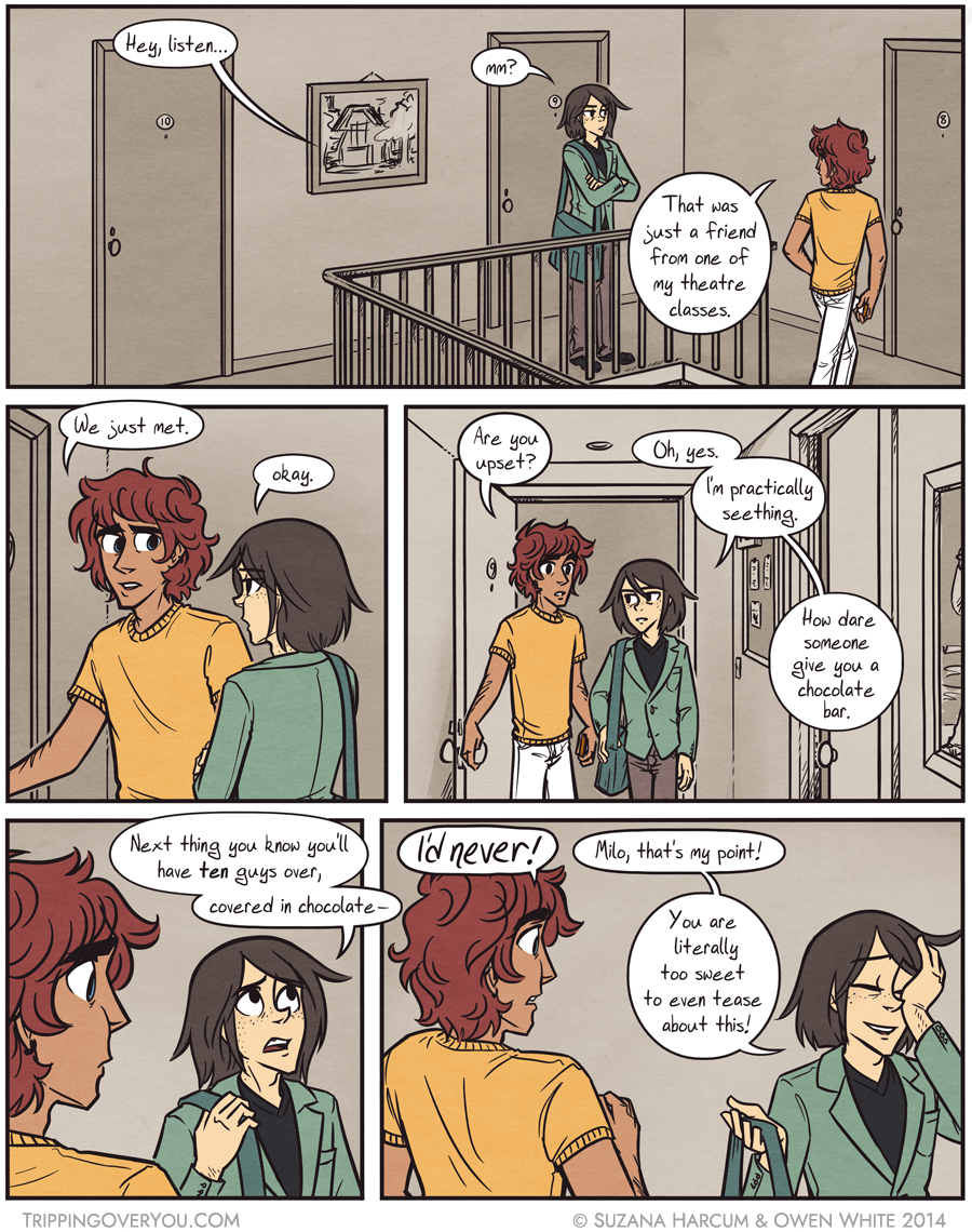 You feel so guilty that it's making ME feel guilty