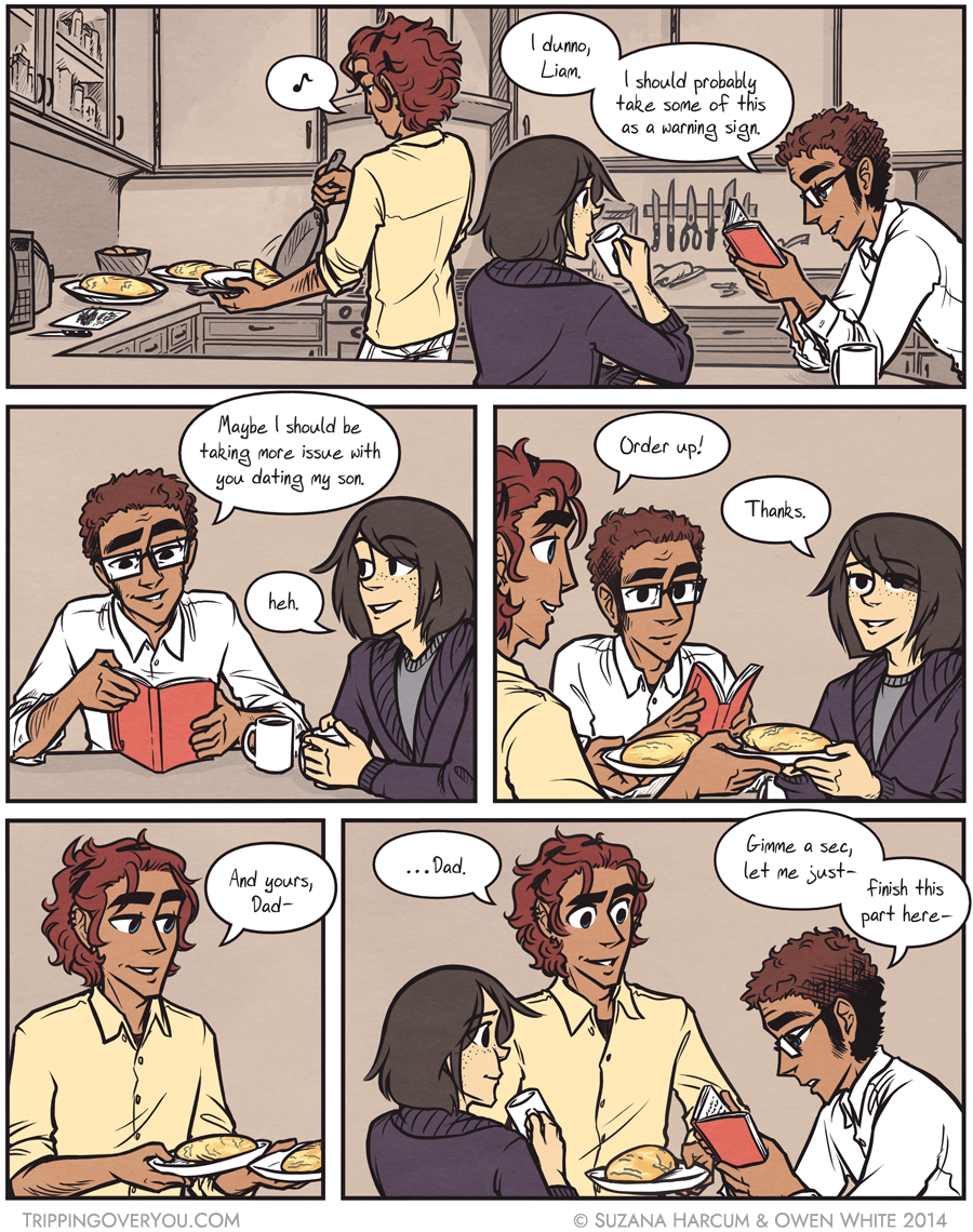 I hope you don't do this to the customers at the restaurant, Milo. Sheesh.